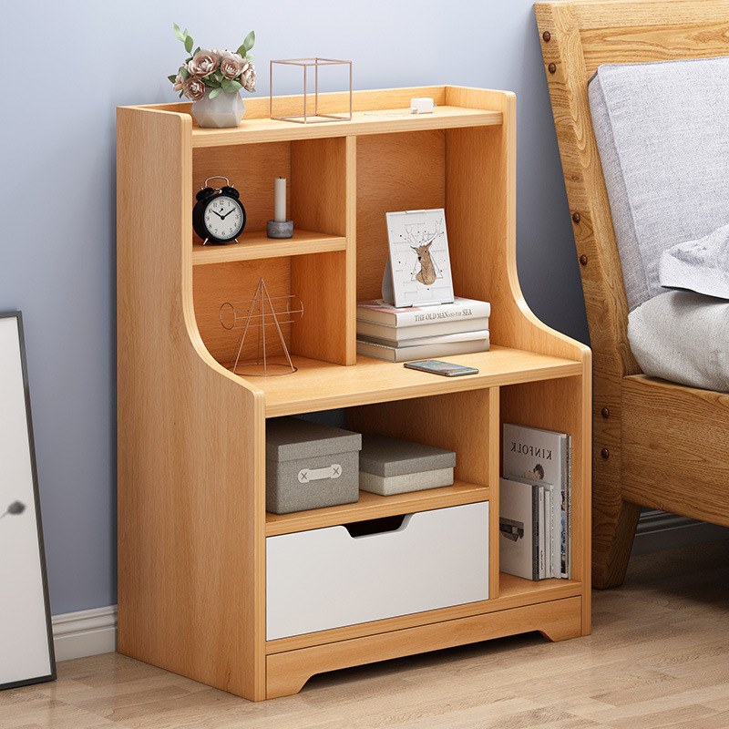 Bedside table shelf Nordic simple modern bedroom small bedside economical simple storage cabinet