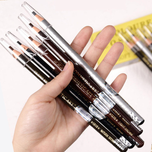 Makeup Famous Eyebrow 1818 Threaded Eyebrow Pencil Hard Core Photo Studio Makeup Artist Long-lasting Waterproof Non-smudged Double Anti-Counterfeiting