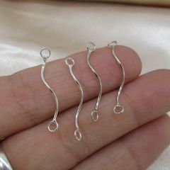 GMD Silver Jewelry Ear Wire Pendant S925 Pure Silver Women's Handmade Simple Personalized Closed Mouth Tassel Earrings Accessories Temperament Women