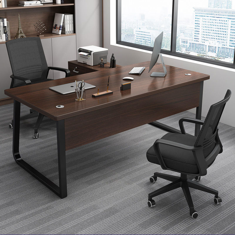 Office desk and chair combination simple modern boss desk staff single commercial manager desk workstation office furniture