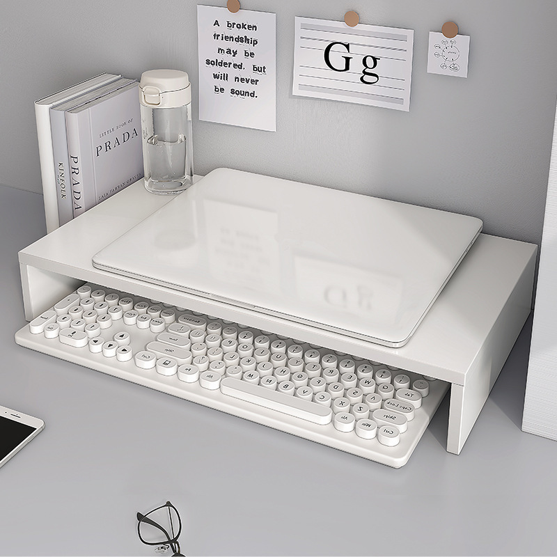 Widen dormitory laptop, increase desktop storage, computer bracket bracket, primary school student desk layered storage rack