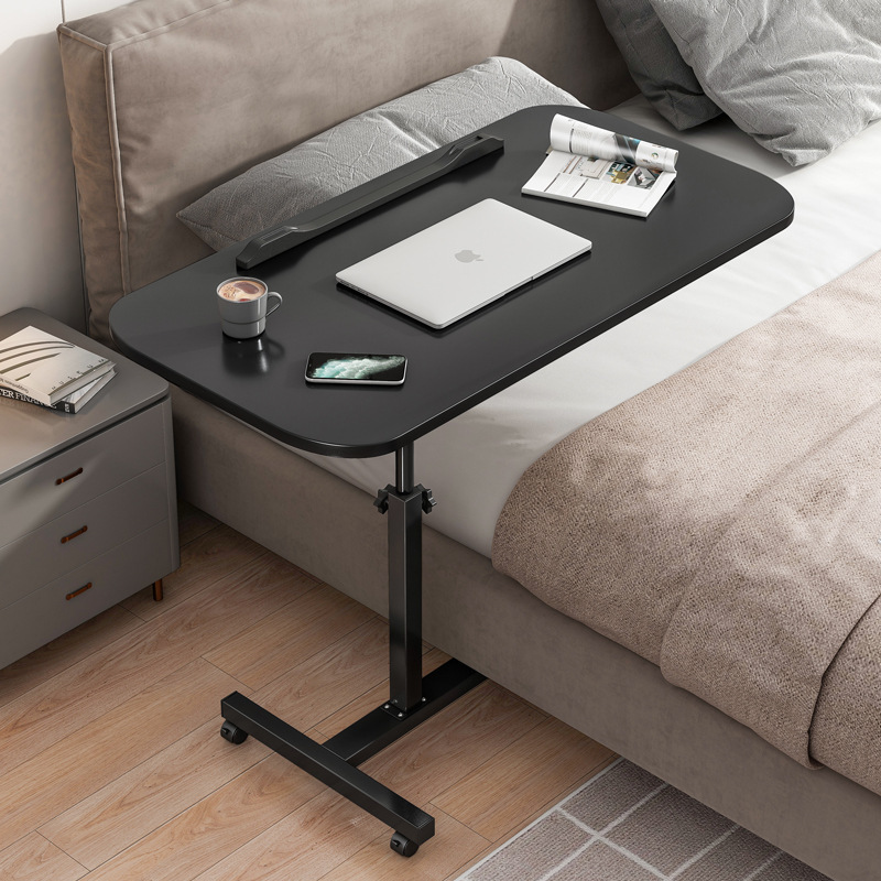 Lazy Laptop Table Bed Desk Bedroom Simple Mobile Table Foldable Rotating Lift Bedside Table