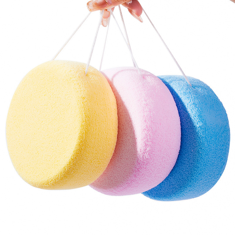 Mud removal film cleanser, face wash, cotton sponge, cleansing ball, thickened, soft, natural foaming ball