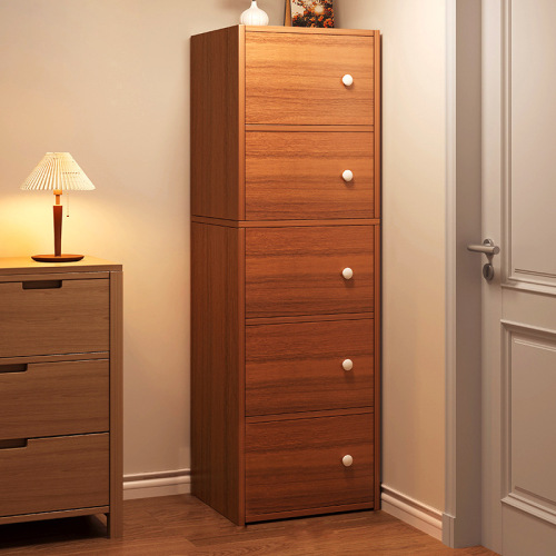 Drawer cabinet, chest of drawers, living room wall-mounted narrow cabinet, simple modern storage cabinet, panel cabinet