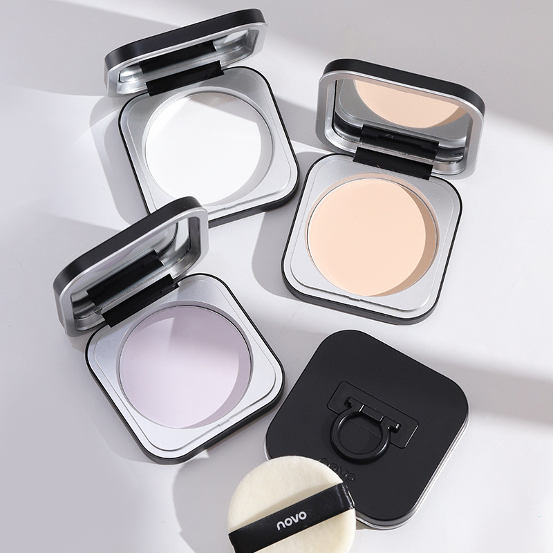 NOVO clear powder, long-lasting concealer, non-stuck powder, wet and dry use for oily skin, waterproof and sweat-proof honey loose powder 5737