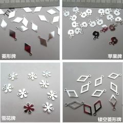 S925 sterling silver DIY accessories tail chain brand bracelet bracelet necklace special silver jewelry wholesale small pendant tag