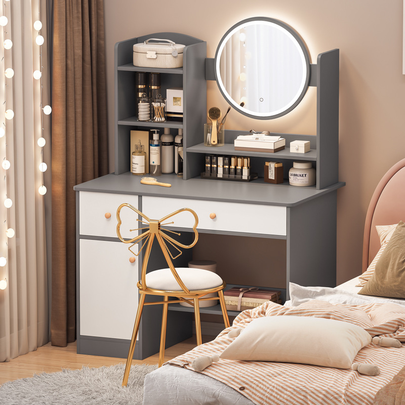 Dressing table bedroom modern simple internet celebrity dressing table dressing table mirror makeup cabinet new simple dressing table small