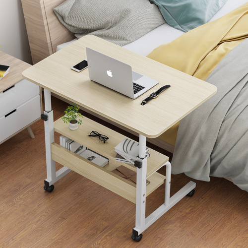 Bedside lift table, lazy table, simple laptop table, bed home simple modern movable lift table
