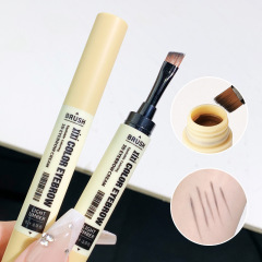xixi shaping and color-holding double-head eyebrow dyeing cream, natural and long-lasting, waterproof, non-fading, smooth and long-lasting, D-584