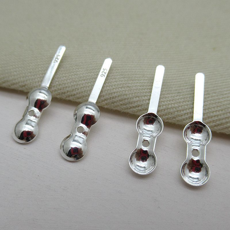 s925 sterling silver toe buckle bracelet buckle necklace buckle pearl handmade silver jewelry accessories