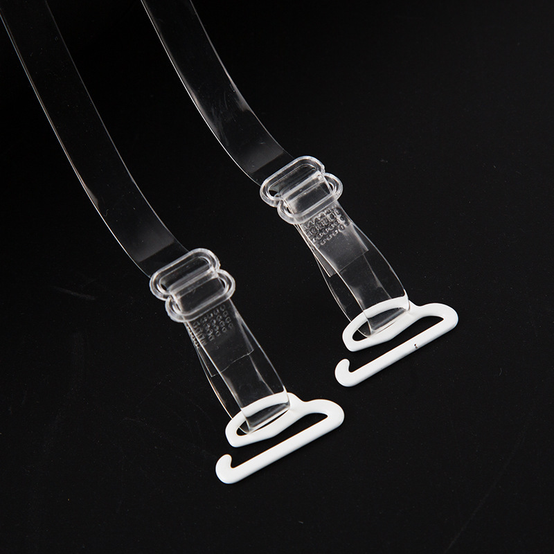 0.6/0.8cm transparent shoulder straps summer thin straps non-slip seamless one-line collar invisible shoulder straps underwear bra shoulder straps