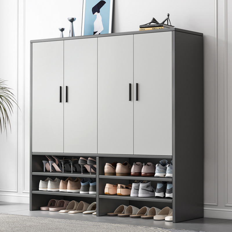 Italian-style heightened shoe cabinet, home entrance, entrance hall, balcony, large capacity, multi-layer, extra large new shoe rack