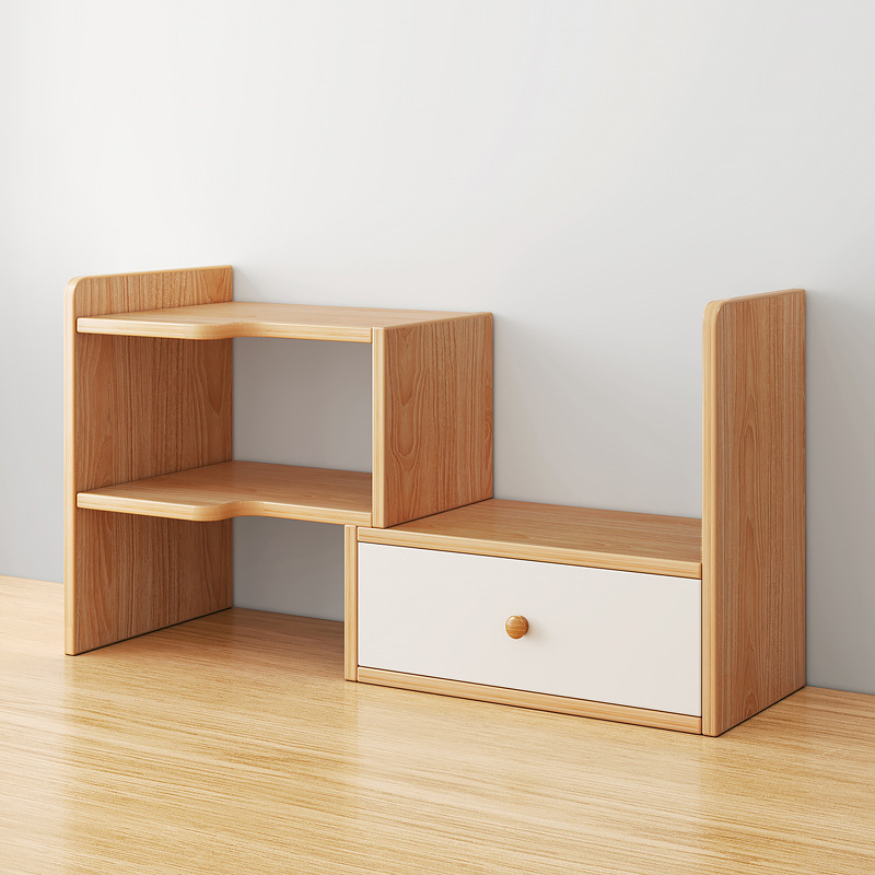 Desktop bookshelf desktop storage rack desk storage rack dormitory good things study table multi-layer small shelf layered rack