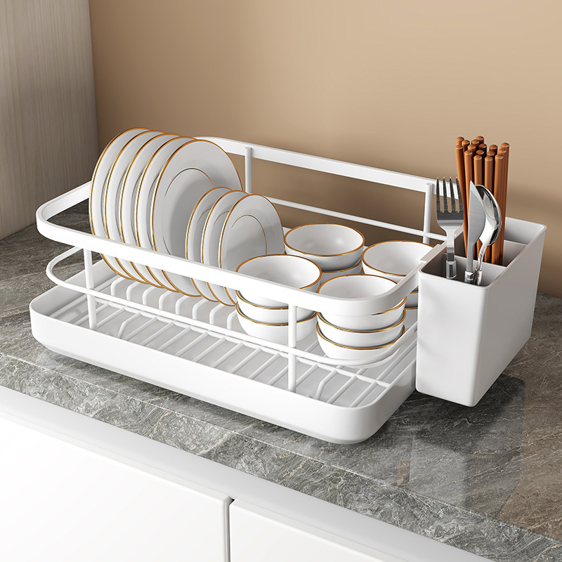 Kitchen dishes and dishes drain rack tableware storage rack countertop sink storage rack bowl rack for dishes storage box
