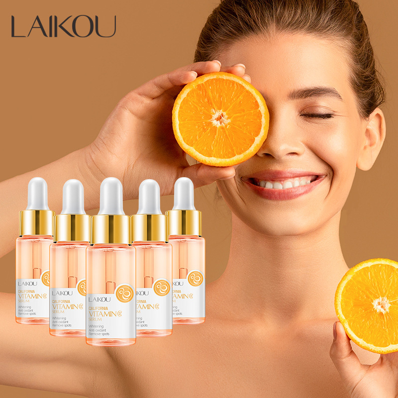 Laiko California vitamin vc essence 17ml moisturizing and moisturizing cross-border English packaging