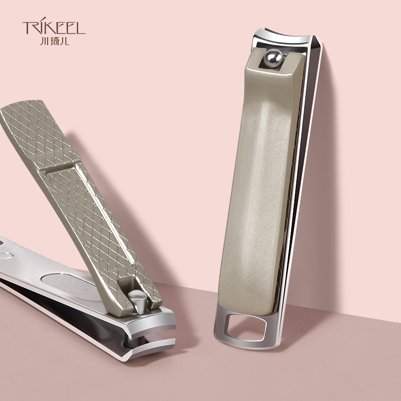 Chuanqi'er nail clipper single large nail clipper flat nail clipper manicure clipper adult home high-end nail clipper