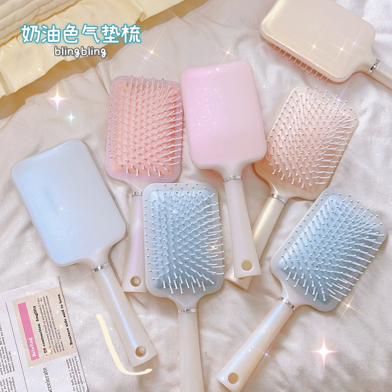 LMLTOP comb women's temperament long hair curly hair air cushion comb air bag massage large board comb household air bag comb