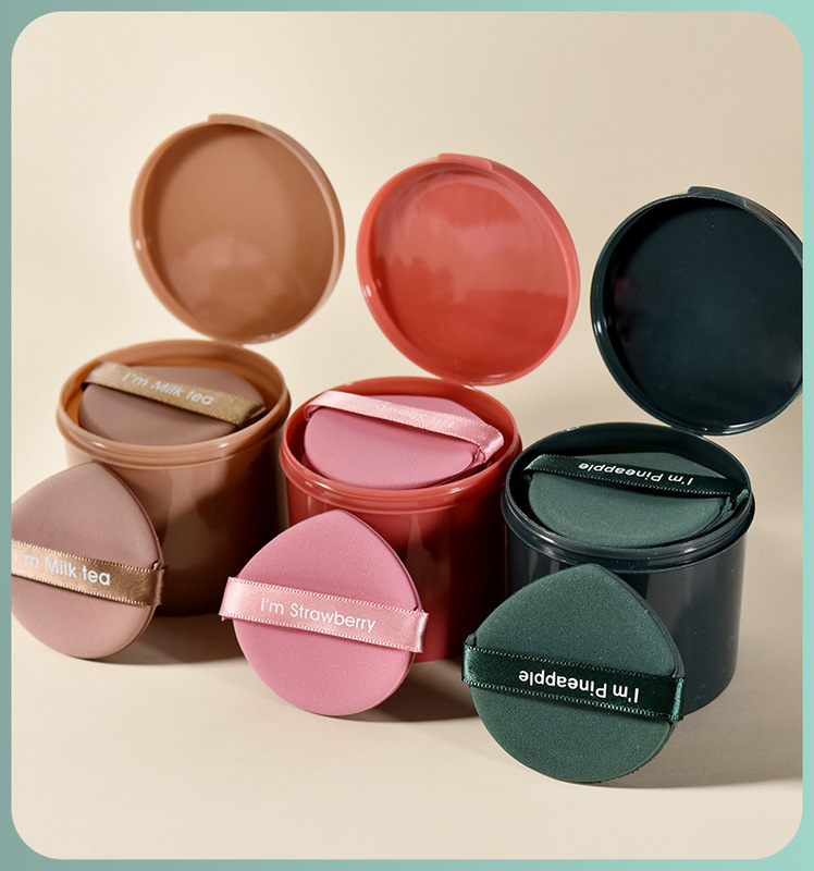 Air Cushion Powder Puff Non-latex Wet and Dry BB Cream Round Sponge Puff Makeup Tool
