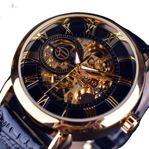 Forsining Watch Skeleton Men's Mechanical Watch Men's Watch Available in Five Colors