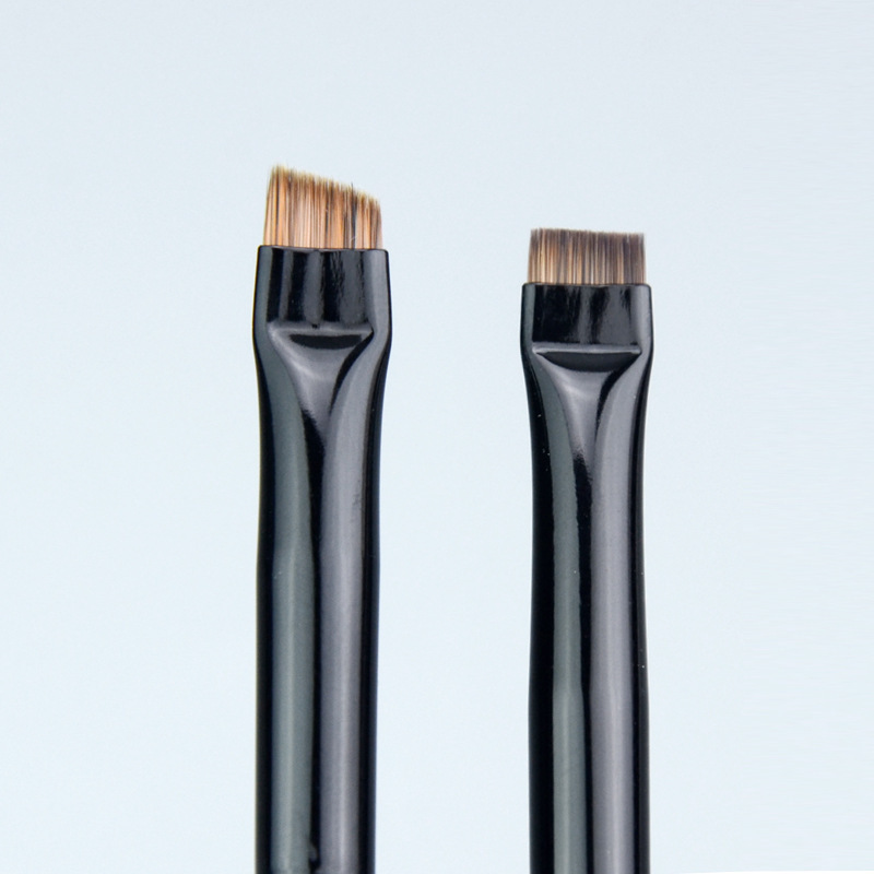 Blade ultra-thin ultra-fine flat eyeliner brush fine slanted eyebrow brush outline eyeliner paste Qingxian pure white makeup brush