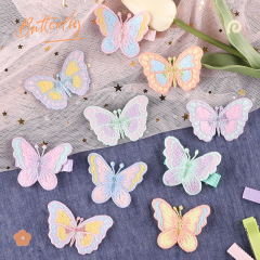 Computer embroidery label cartoon animal butterfly water-soluble badge label clothing accessories patch DIY hand account embroidery cloth patch