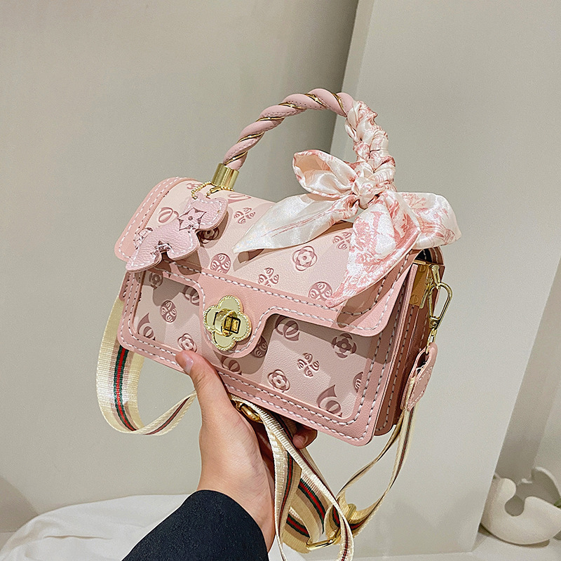 The same hand-woven bag women's diy shoulder cross-body bag self-made material bag gift for girlfriend