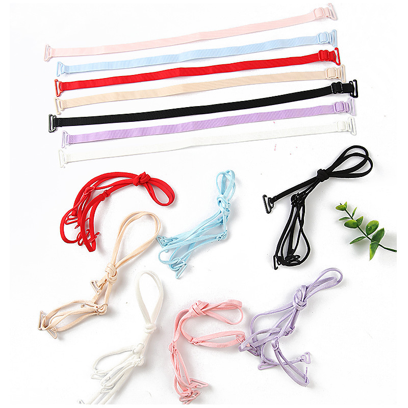 1.0cm shoulder strap bra strap accessories underwear bra strap non-slip black sexy new style versatile