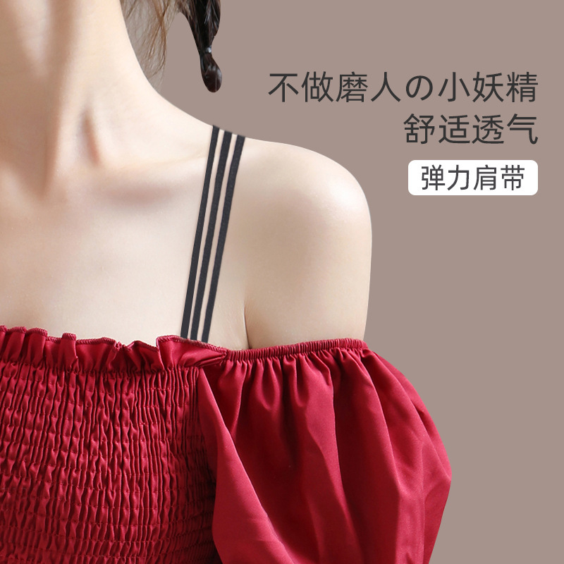 Oil heart straps sexy beautiful back bra shoulder straps cross butterfly shoulder straps lace bra transparent shoulder straps