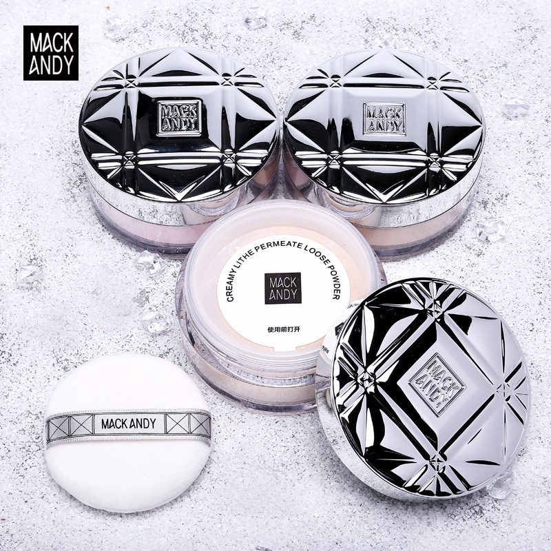 Marco Andy Gel Lightweight Refreshing Powder Moisturizing Oil Control Brightening Concealer Setting Powder Four Palace Loose Powder