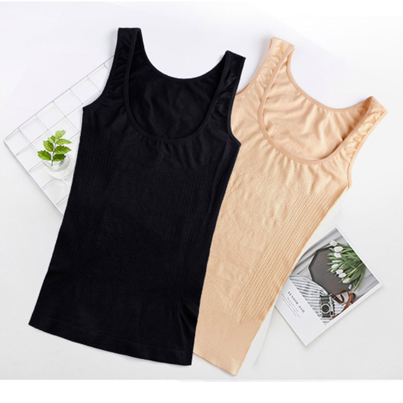 Abdominal Shaping Garment Seamless Body Shaping Breast Supporting Vest Women's Postpartum Enhanced Version U-shaped Corset Bodywear Waist Vest
