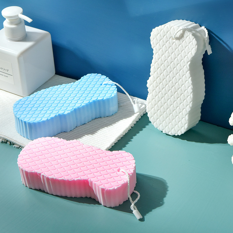 3D baby bath sponge cartoon embossed children's bath sponge household rub ash bath artifact