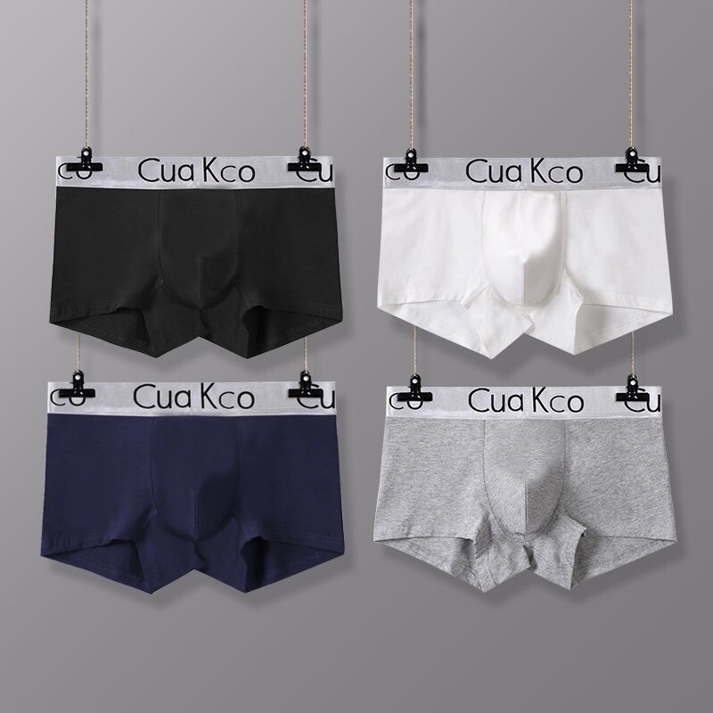 Men's underwear fashionable summer running fiber sexy boxer briefs mid-teens boxer briefs