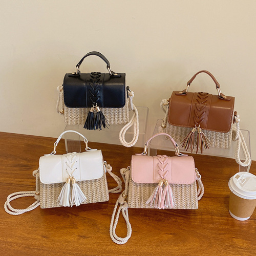 Bags for women spring new trend small square bag niche portable beach bag casual fashion simple crossbody bag