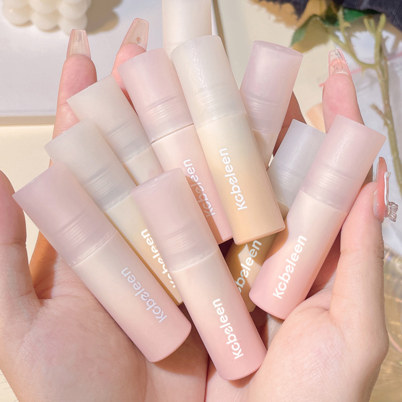 Kobeleen small breast mud lip glaze velvet matte non-fading non-stick cup student party nude lipstick lip mud