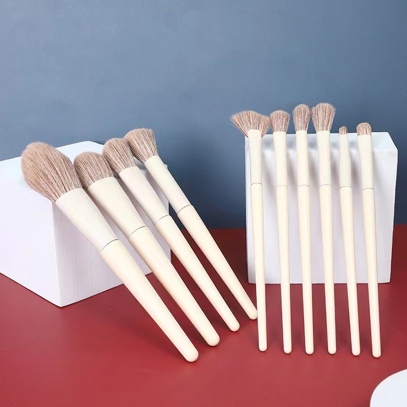 New zero degree makeup brush set, complete set of soft-bristled eye shadow lip brush, blush nose shadow brush, makeup tools