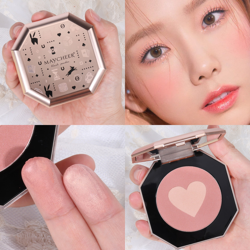 Mercier Feathery Silky Blush Natural and non-fading matte two-color rouge to brighten skin tone nude makeup blush