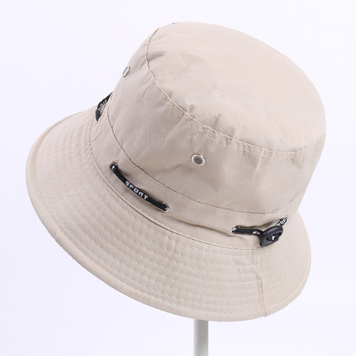 Fisherman Hat Women's Korean Version Solid Color Breathable Fashion Camouflage Sunshade Basin Hat Spring and Summer Sun Protection Reversible Sun Hat