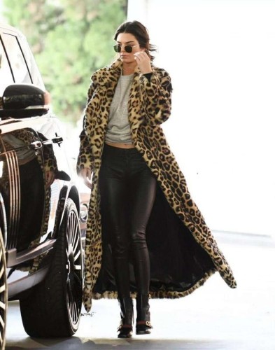 eBay AliExpress Kendou Gigi same style extra long imitation fur coat women's lengthened to ankle slim coat winter