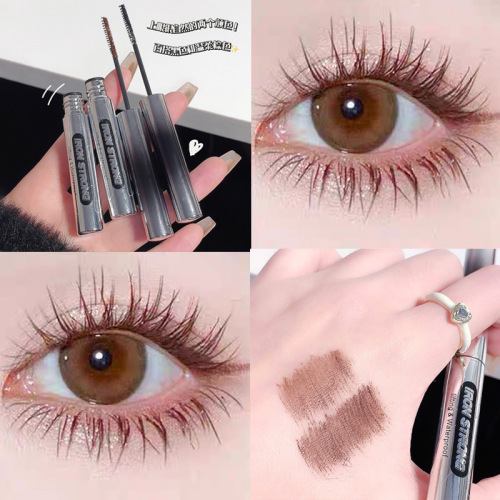 Cappuvini small steel tube mascara curls, long, long-lasting, waterproof, not easy to smudge, very fine brush head A28