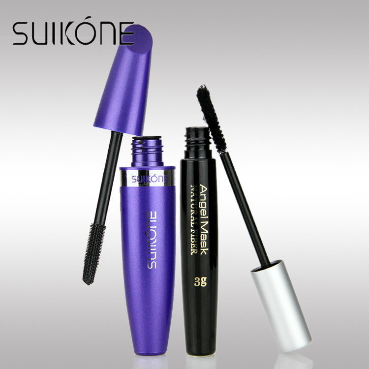 Sukana thickening and lengthening mascara + black fiber grafted fiber combination, two packs 159, long and thick