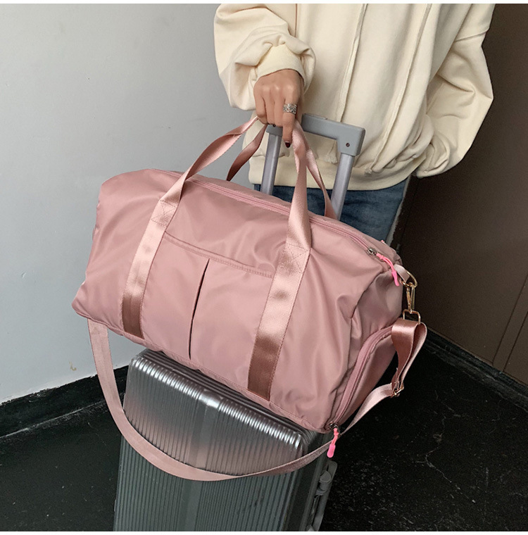 New dry and wet separation fitness bag nylon waterproof swimming bag travel bag yoga bag