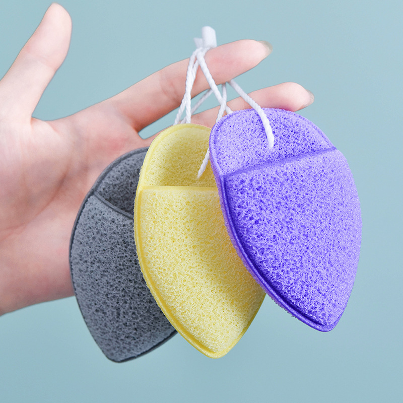 Sponge cleansing sponge konjac facial cleansing sponge soft foaming ball cleansing and moisturizing remover makeup remover mud mask artifact