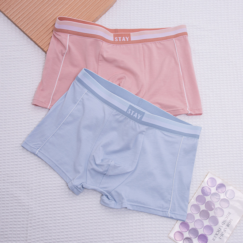 New men's underwear boxer briefs modal cotton soft loose loose youth student boxer shorts underwear for men
