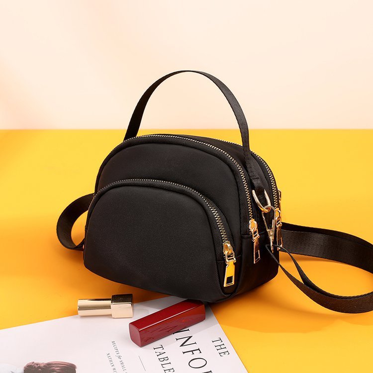 New casual nylon bag for women, shoulder crossbody bag, simple coin mobile phone bag, lightweight handbag