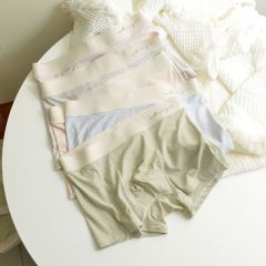 Confession of Love DFL8004 "miss you" 60-count Modal Striped Naked Simple Couple Underwear for Men