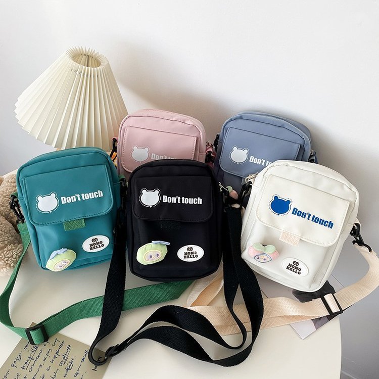 Cute little bag for women, new trendy girly student mobile phone bag, Japanese style small fresh cross-body waterproof