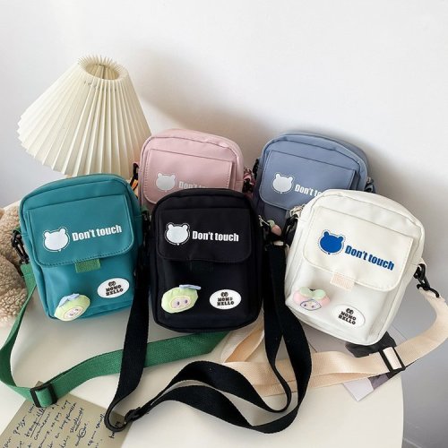 Cute little bag for women, new trendy girly student mobile phone bag, Japanese style small fresh cross-body waterproof