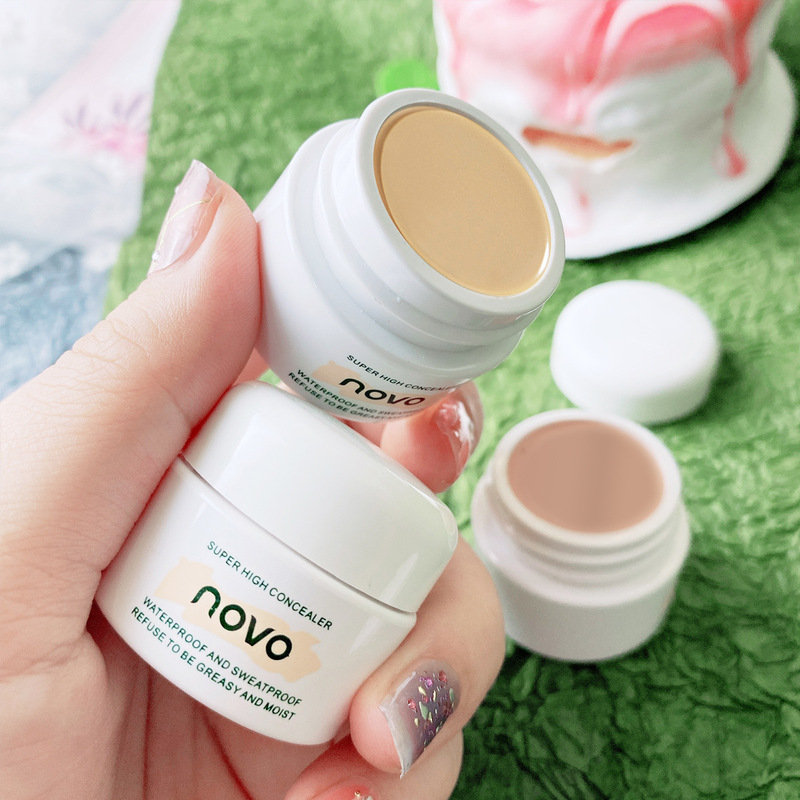 Makeup NOVO HD Clear Concealer Covers Spots, Facial Acne Marks, Pimples and Dark Circles Foundation 12g
