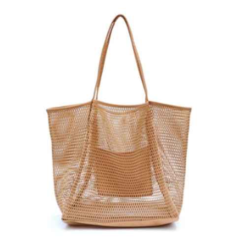 Beach Bag Amazon Mesh Shoulder Tote Bag Women's Portable Washing and Swimming Clothing Storage Bag