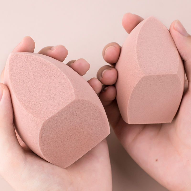 Huge makeup egg, super soft, non-eating sponge egg, large dry and wet three-knife cut giant makeup egg, makeup egg